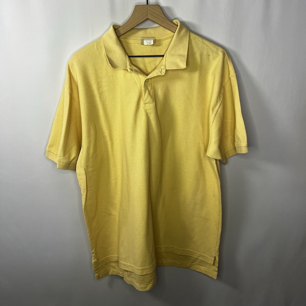 Vintage L.L. Bean Top Men Size Large Cotton Collared Short Sleeve Polo Shirt USA